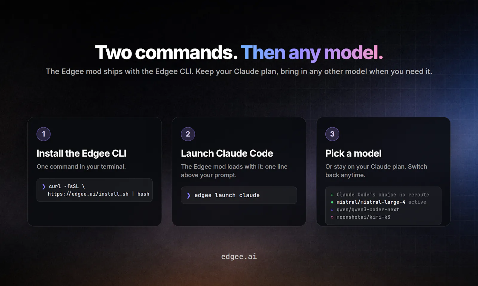 Edgee Mod for Claude Code screenshot 4