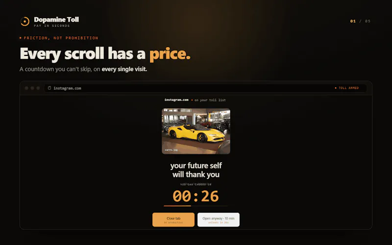 Dopamine Toll screenshot 3