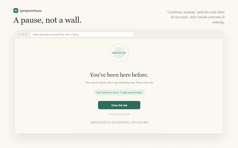 Symptom Pause screenshot 3