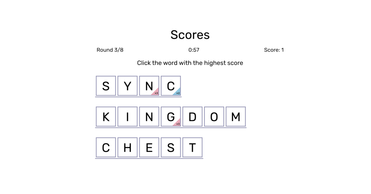 Scores - Screenshot 2 showing product features and functionality