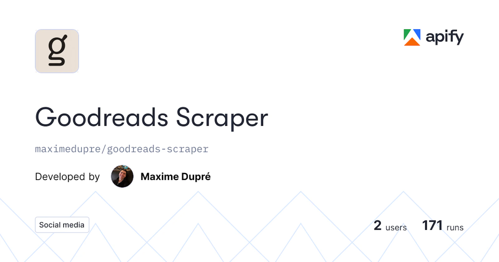 Goodreads Scraper screenshot 1