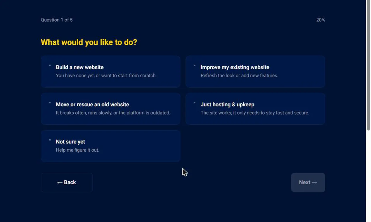 Website Cost & Benefit Calculator gallery image