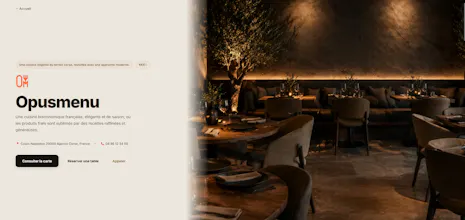 OpusMenu gallery image