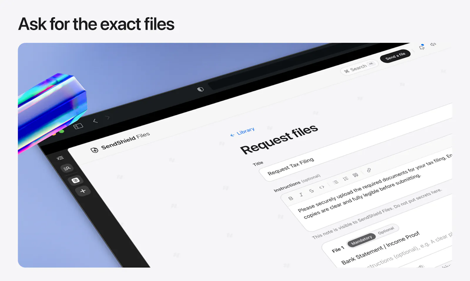 SendShield Files screenshot 5