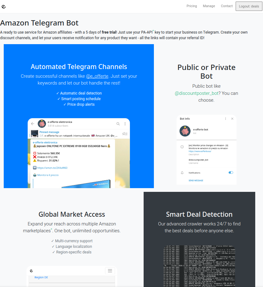 e-off - Automatiseer Amazon Affiliate op Telegram of start het! media 1