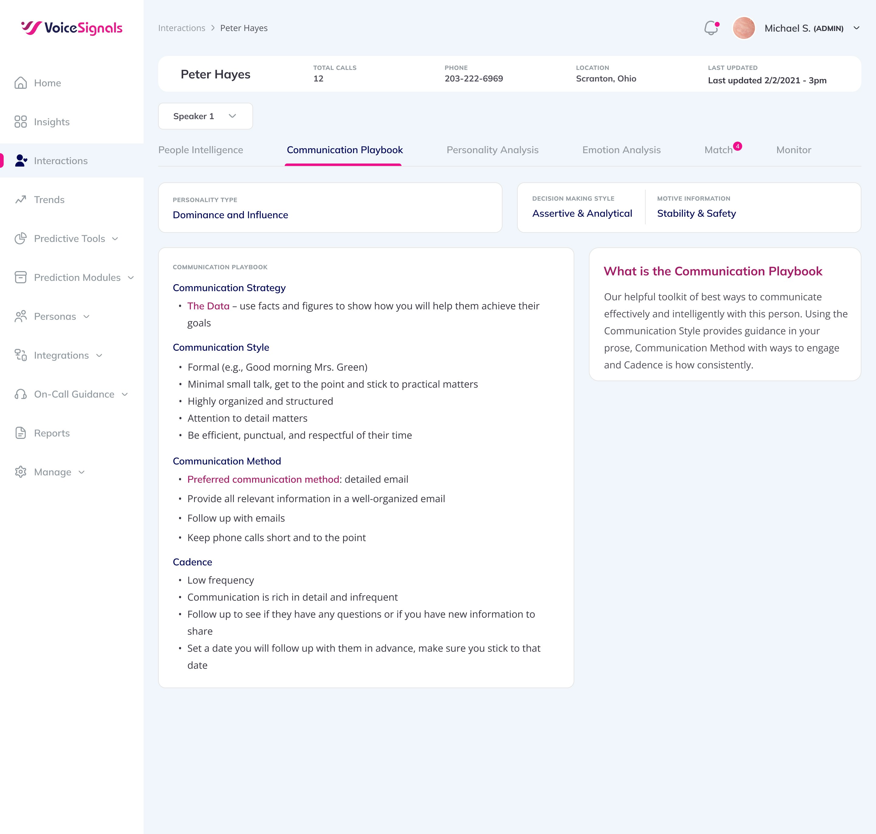 VoiceSignals People Intelligence  gallery image