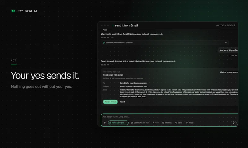 Off Grid AI screenshot 4