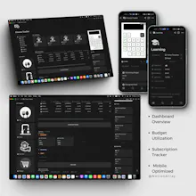 Finance Tracker Notion Template gallery image