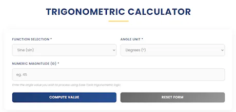 Trigonometric Calculator | Ease Tools gallery image