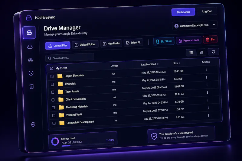 HJdrivesync screenshot 5