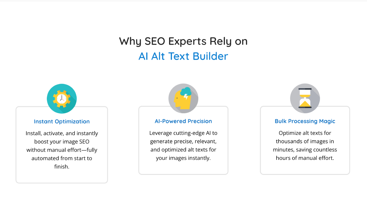 AI Alt Text Builder - Screenshot 2 showing product features and functionality