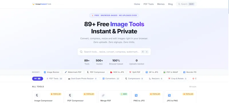 ImageConvert Tools screenshot 1