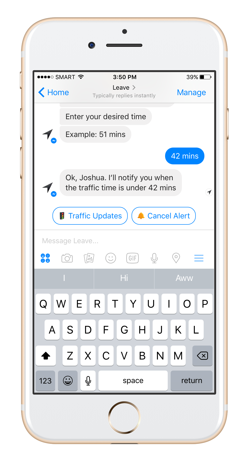 Leave bot gallery image