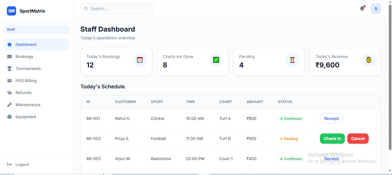 Sports software. gallery image