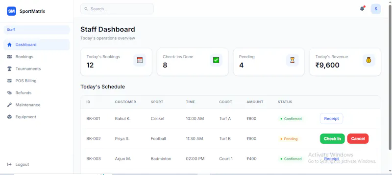 Sports software. screenshot 9