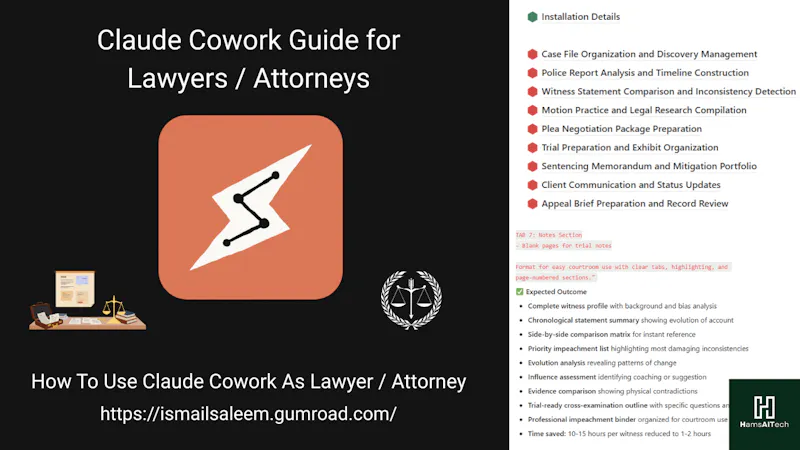 Claude Cowork for Lawyers screenshot 7