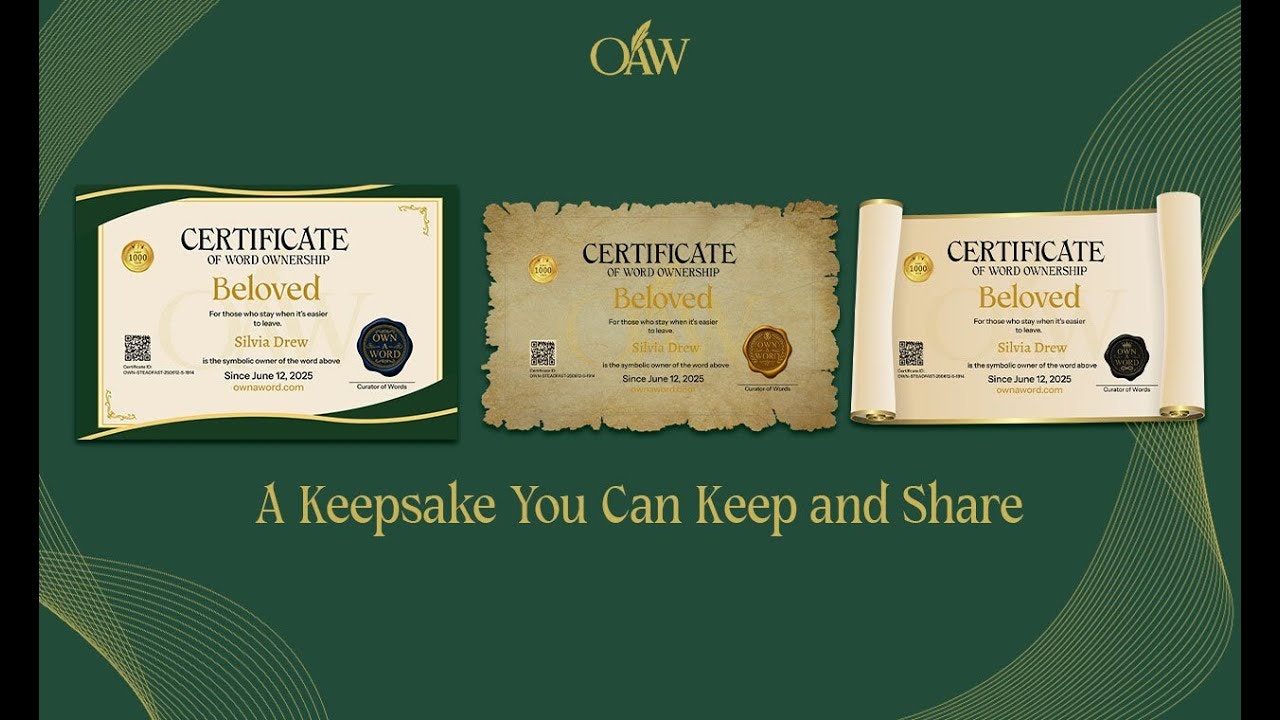 Own A Word gallery image