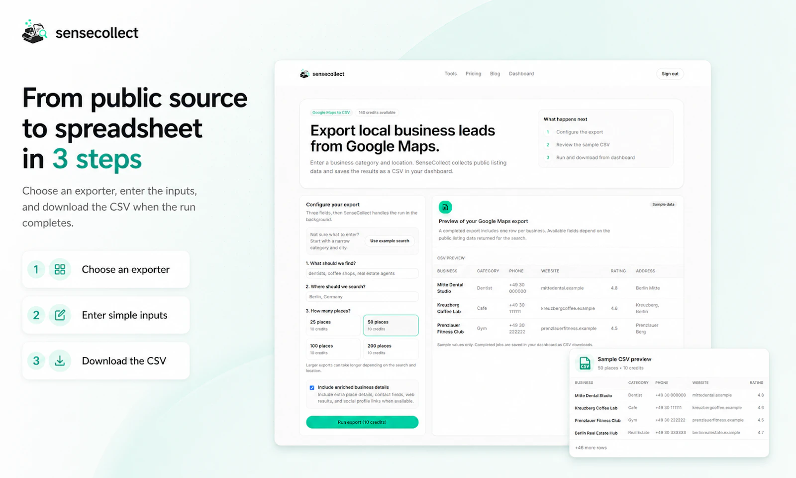 SenseCollect screenshot 1