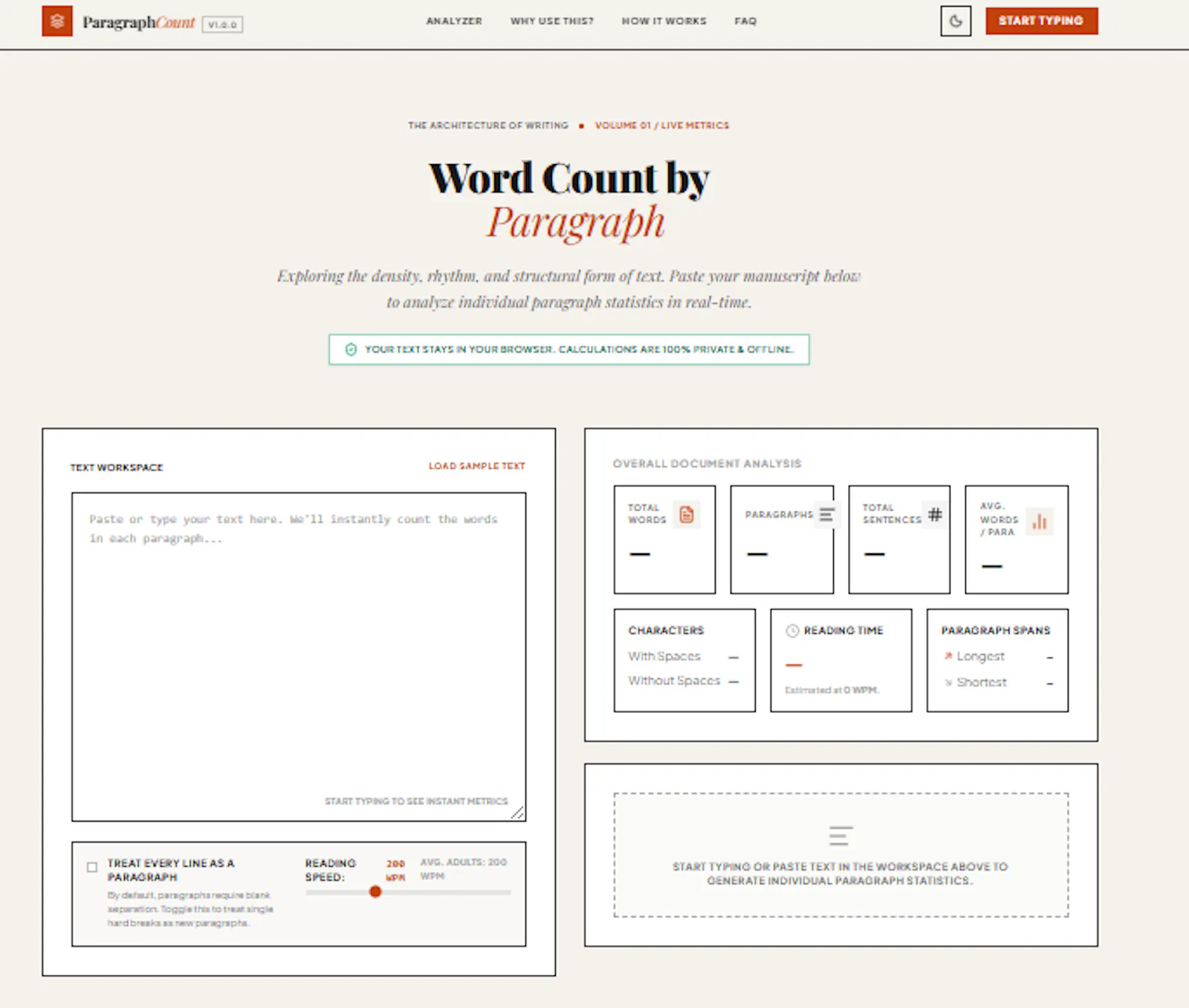 Paragraph Count screenshot 1