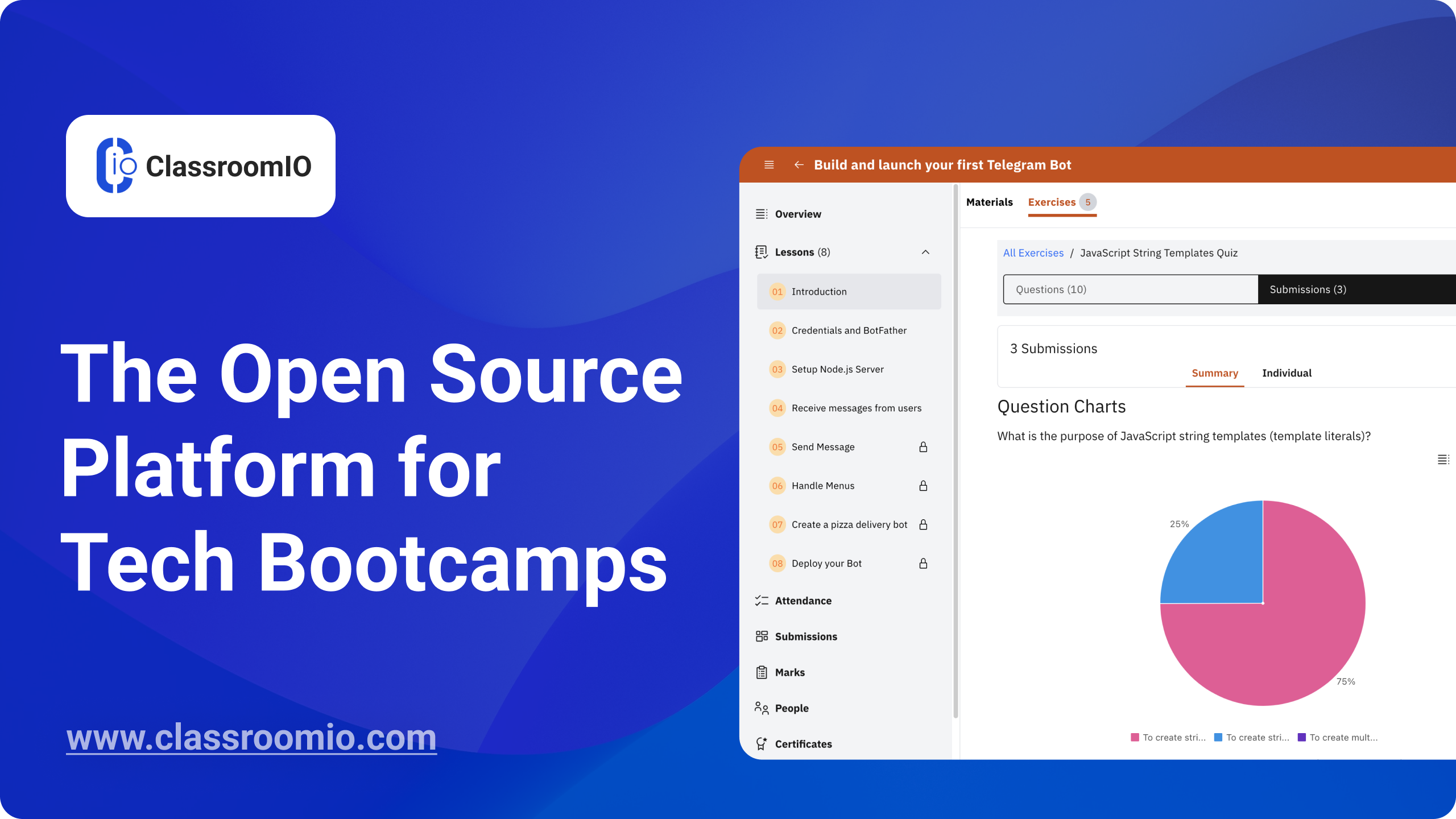 Klassenzimmer - Die Open-Source-Plattform für Tech Bootcamps Medien 2