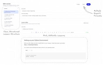 Lectry - AI-Powered Course Creation gallery image