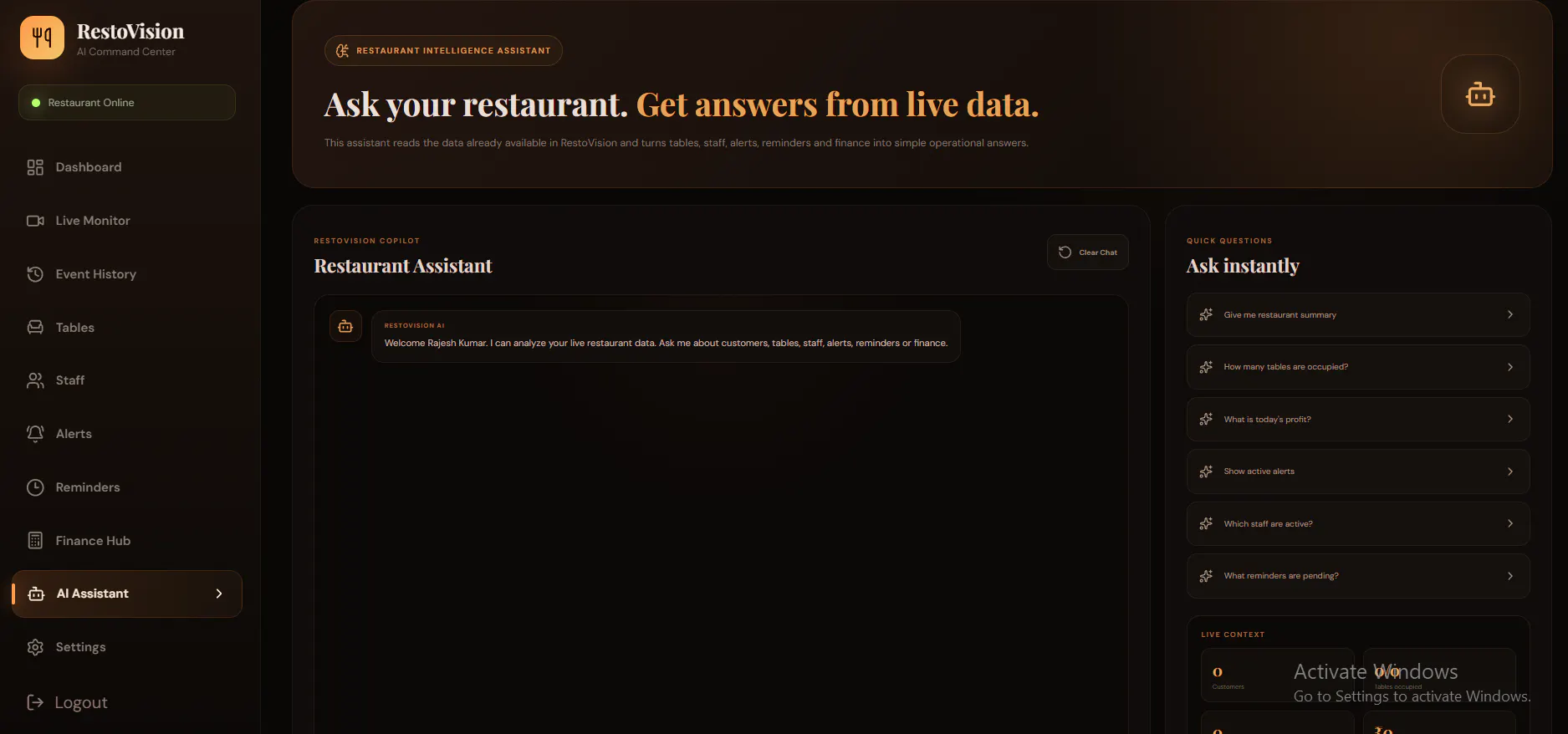 RestoVision AI gallery image