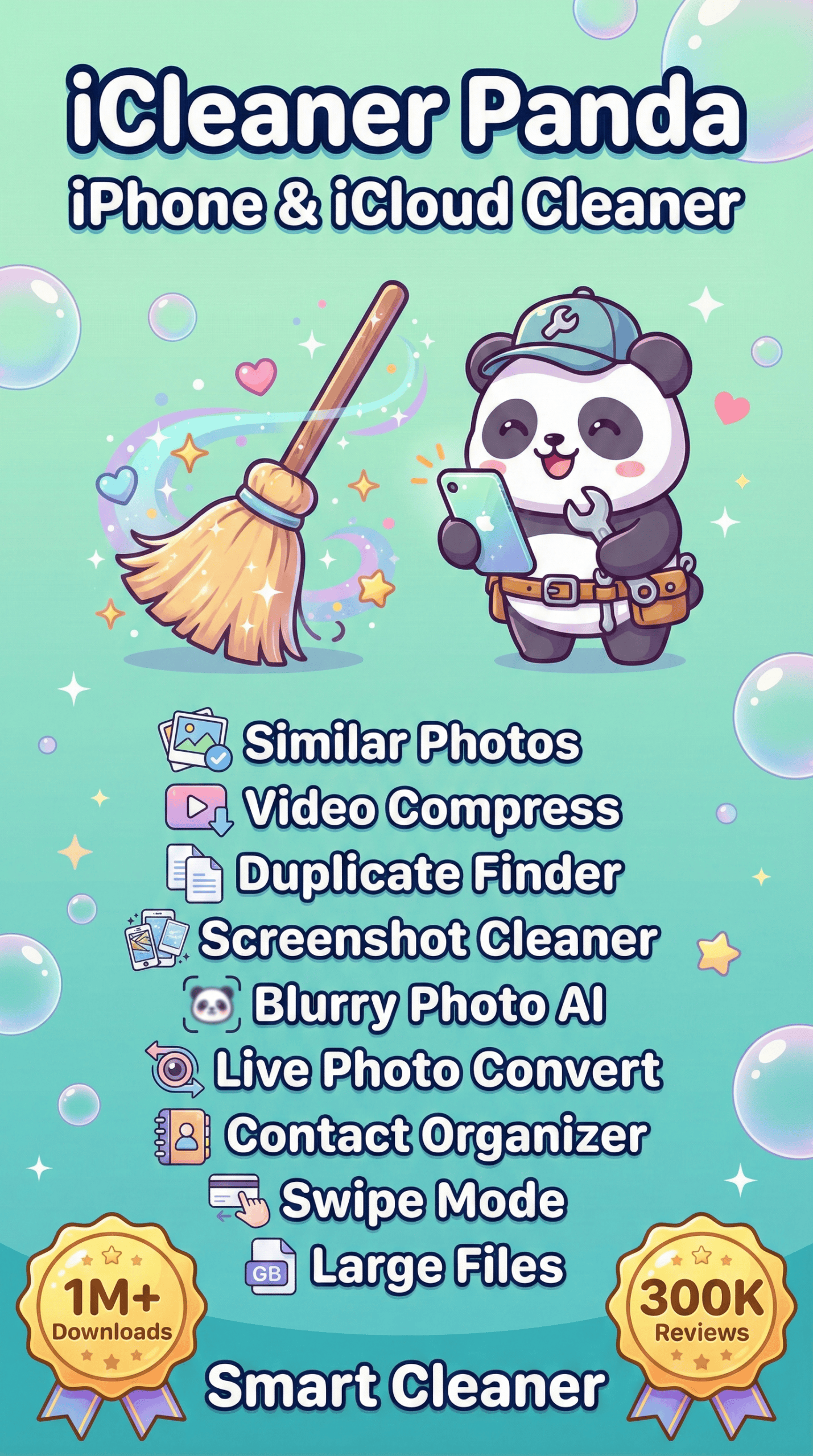 iCleaner Panda apps for iPhone gallery image