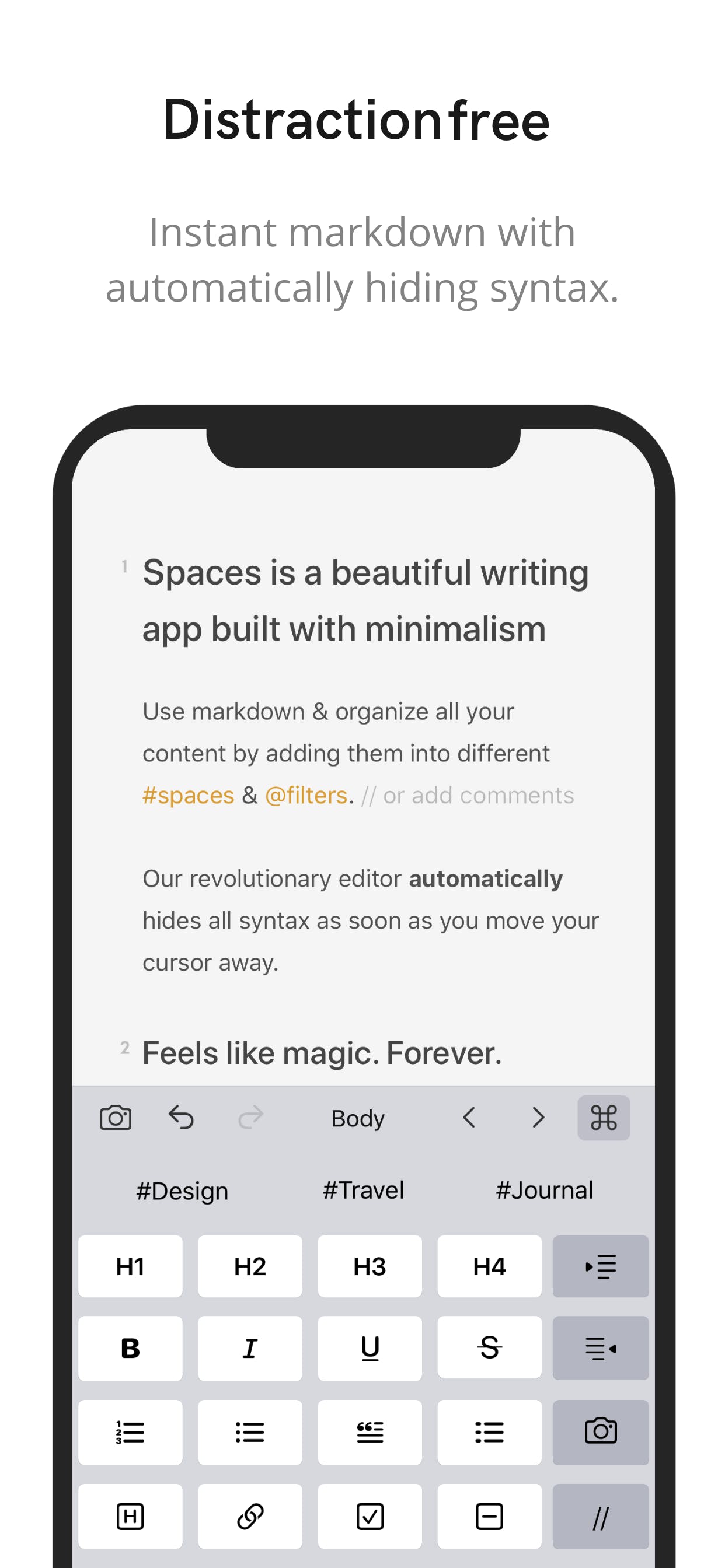 writing space app