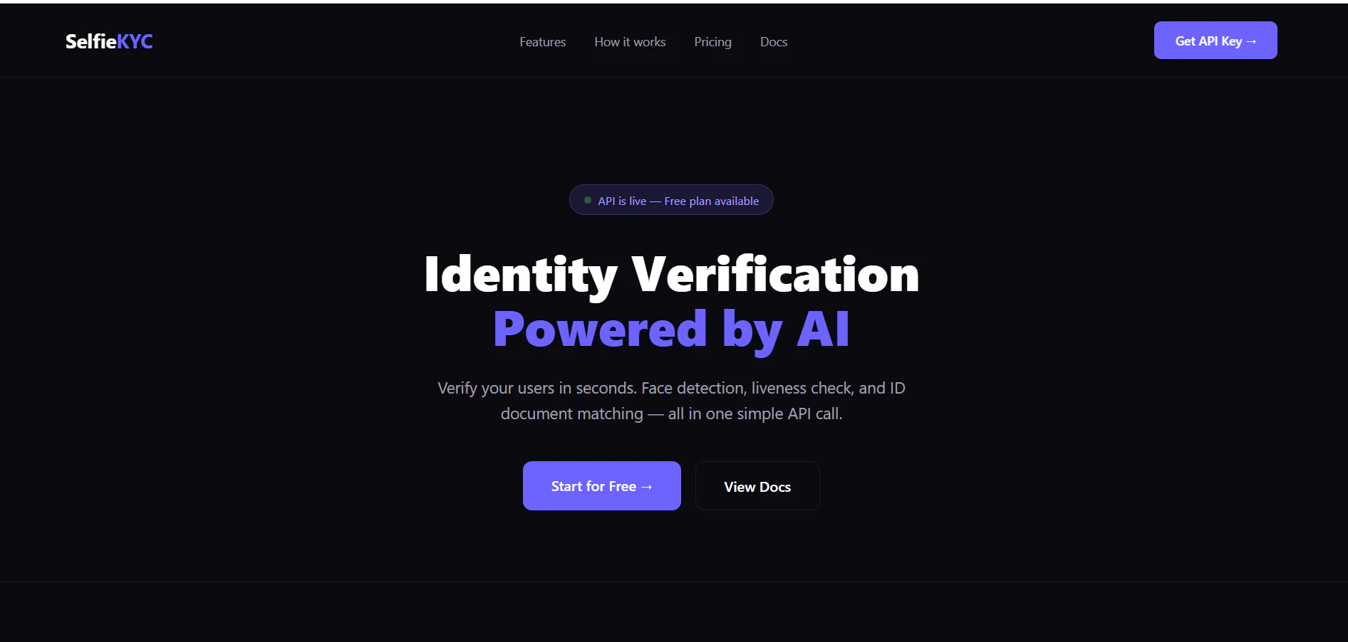 SelfieKYC API logo