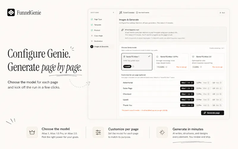 FunnelGenie - Ecom Funnels In Seconds screenshot 4
