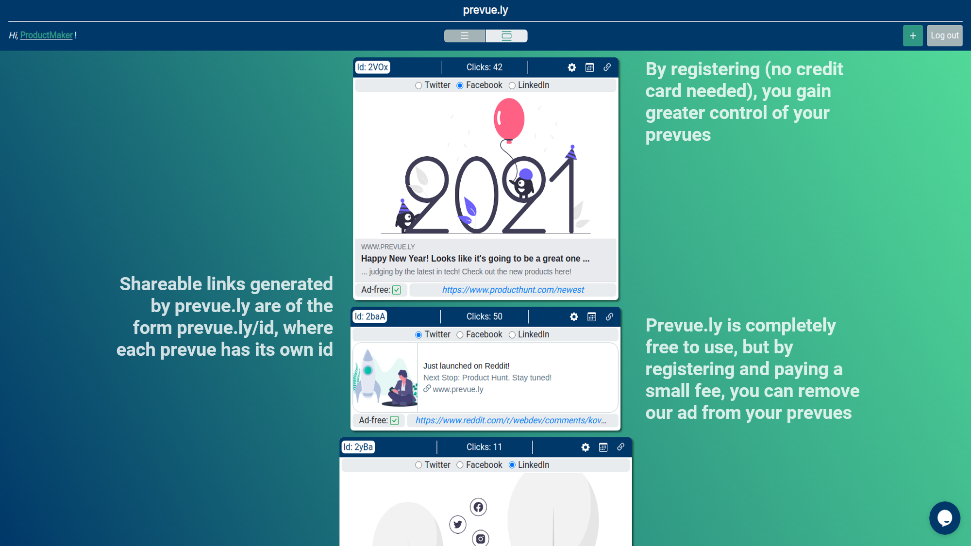 Prevue.ly gallery image