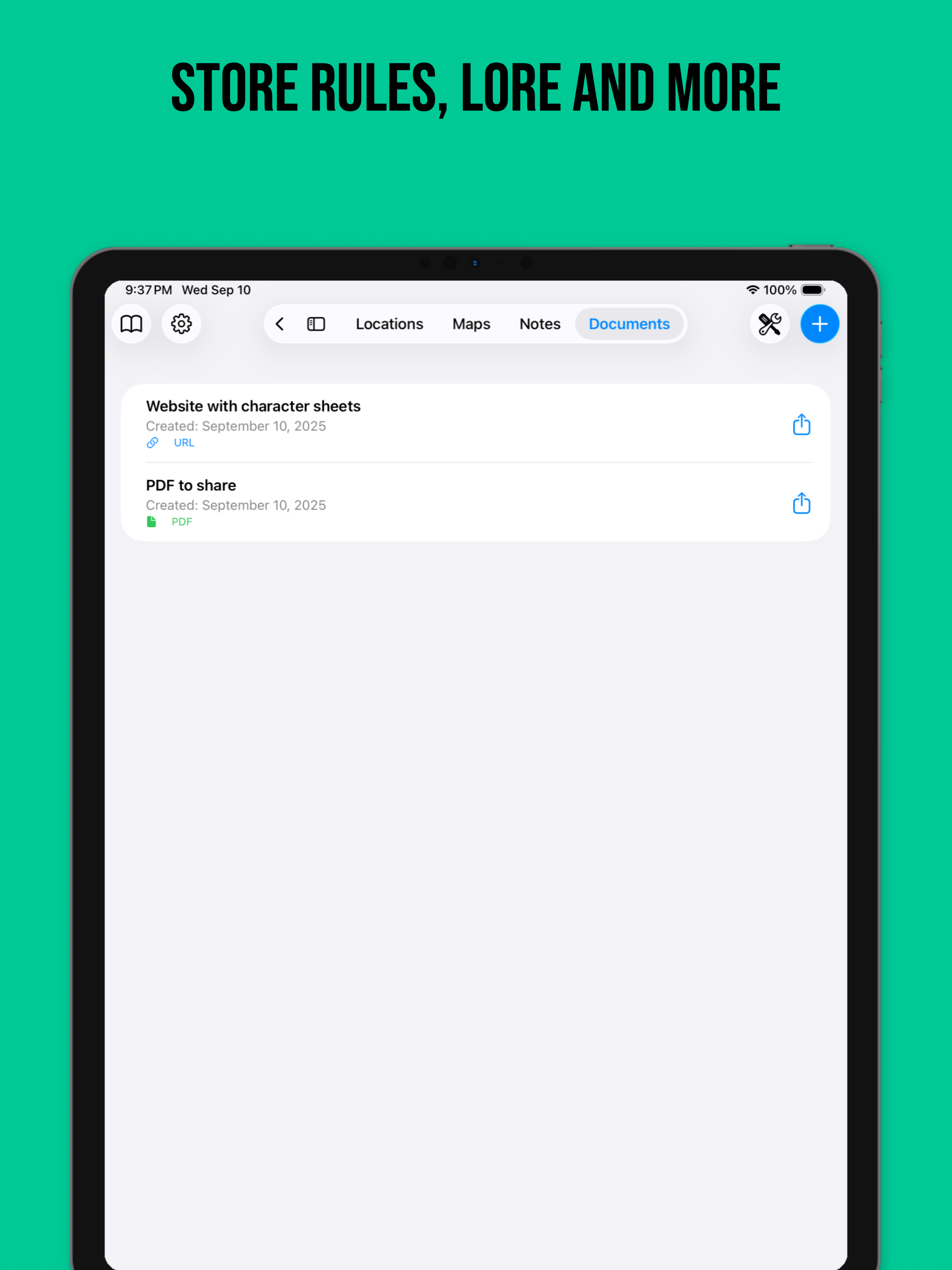 Sage RPG - Manage your TTRPG games and tools on all Apple Platforms medya 14
