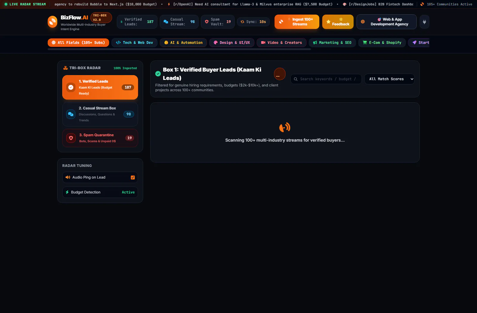   BizFlow AI LeadRadar gallery image
