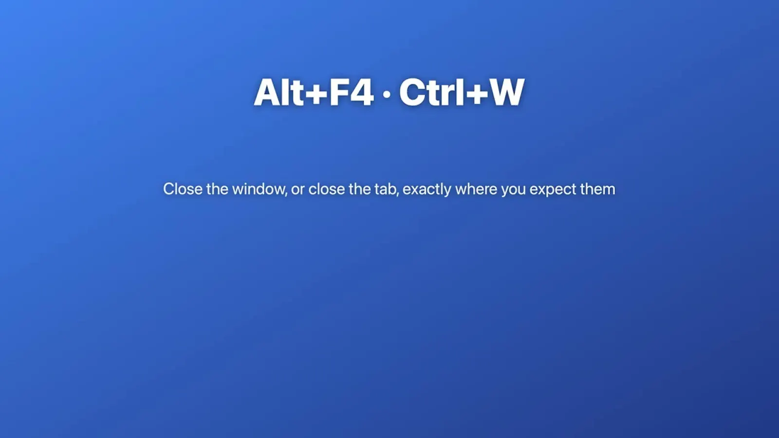Switchover screenshot 1 (video preview)