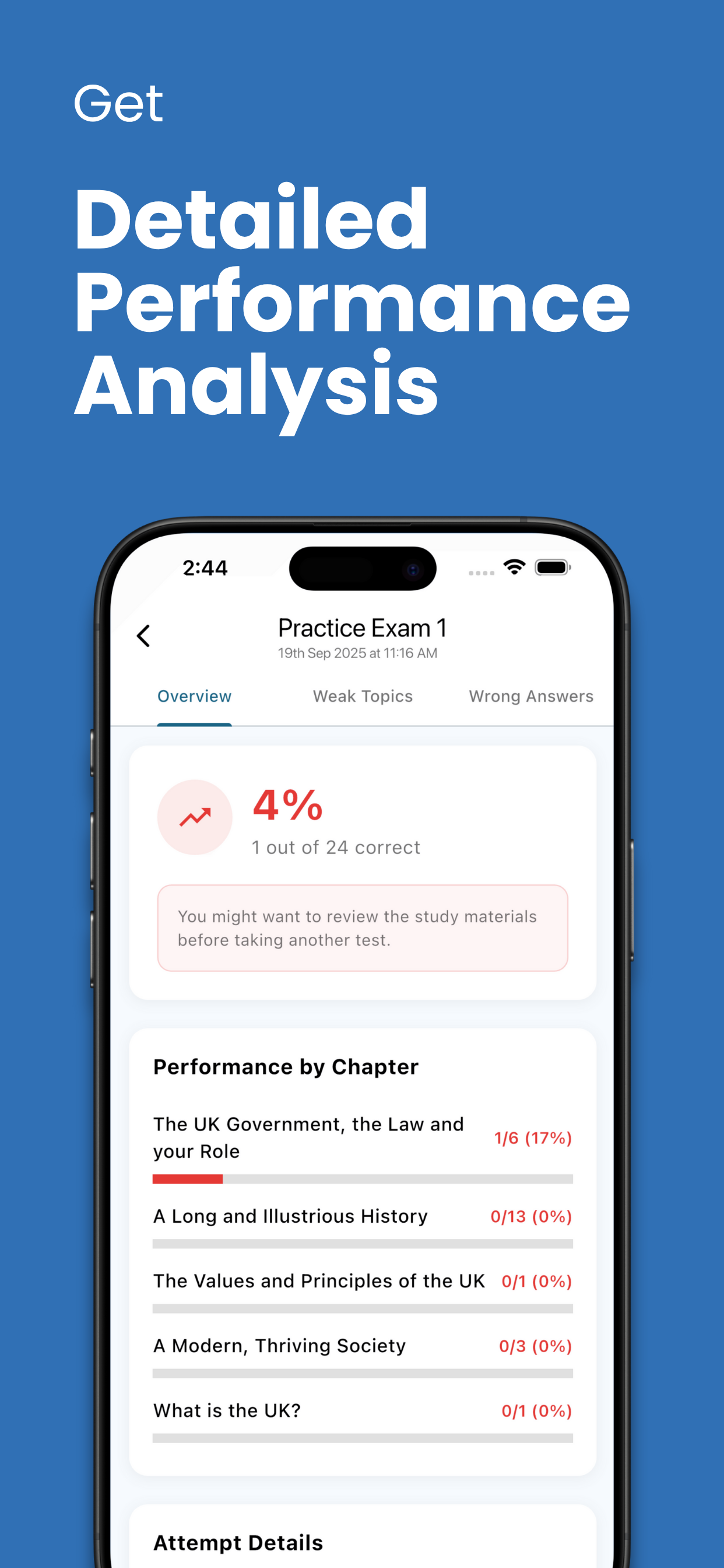 Life in the UK ExamReady - Screenshot 5 showing product features and functionality