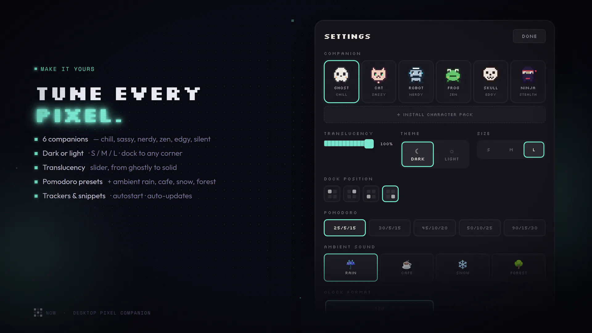 Now - Your Desktop Pixel Companion gallery image