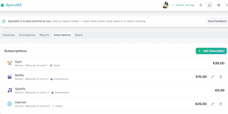 SpendAZ screenshot 7