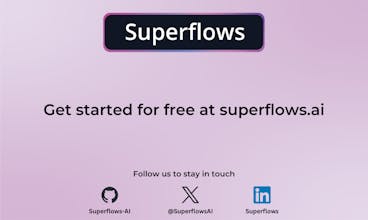 ユーザーがインタラクティブなプレイグラウンドでSuperflows AIコパイロットを試しています。