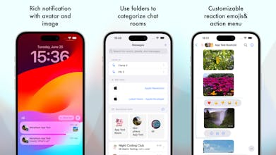 Nil - futuristic Matrix Chat client gallery image