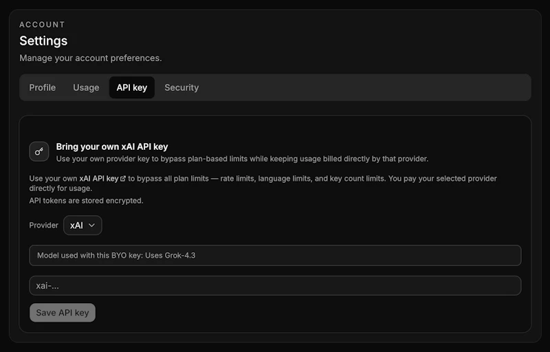 Polyglot screenshot 2