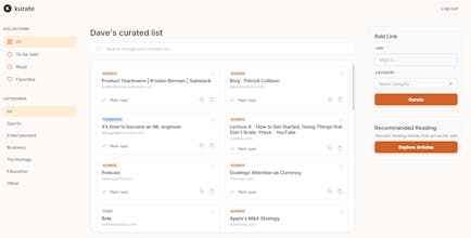 Curate the best content found on the web gallery image