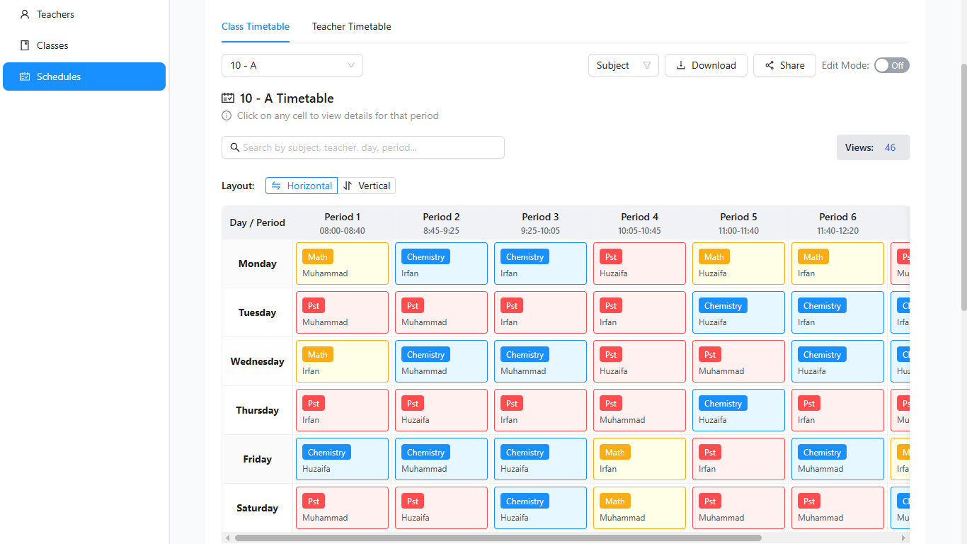 Academic Scheduler gallery image