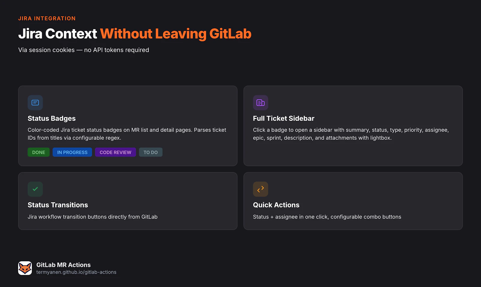 GitLab MR Actions screenshot 4