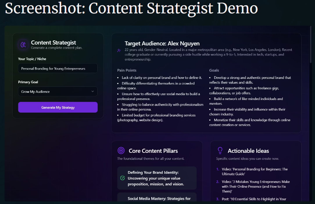 ContentForge AI gallery image