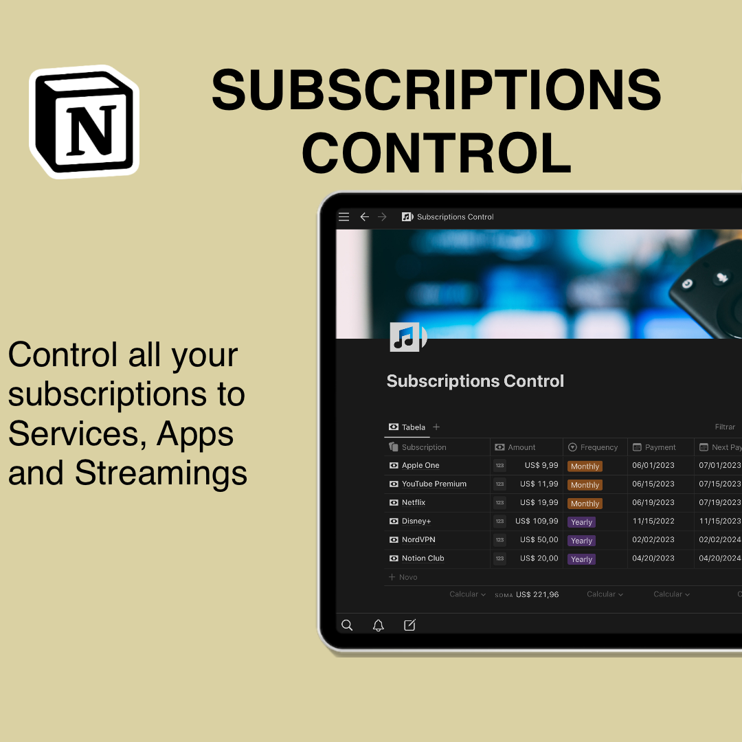 Subscriptions Control logo