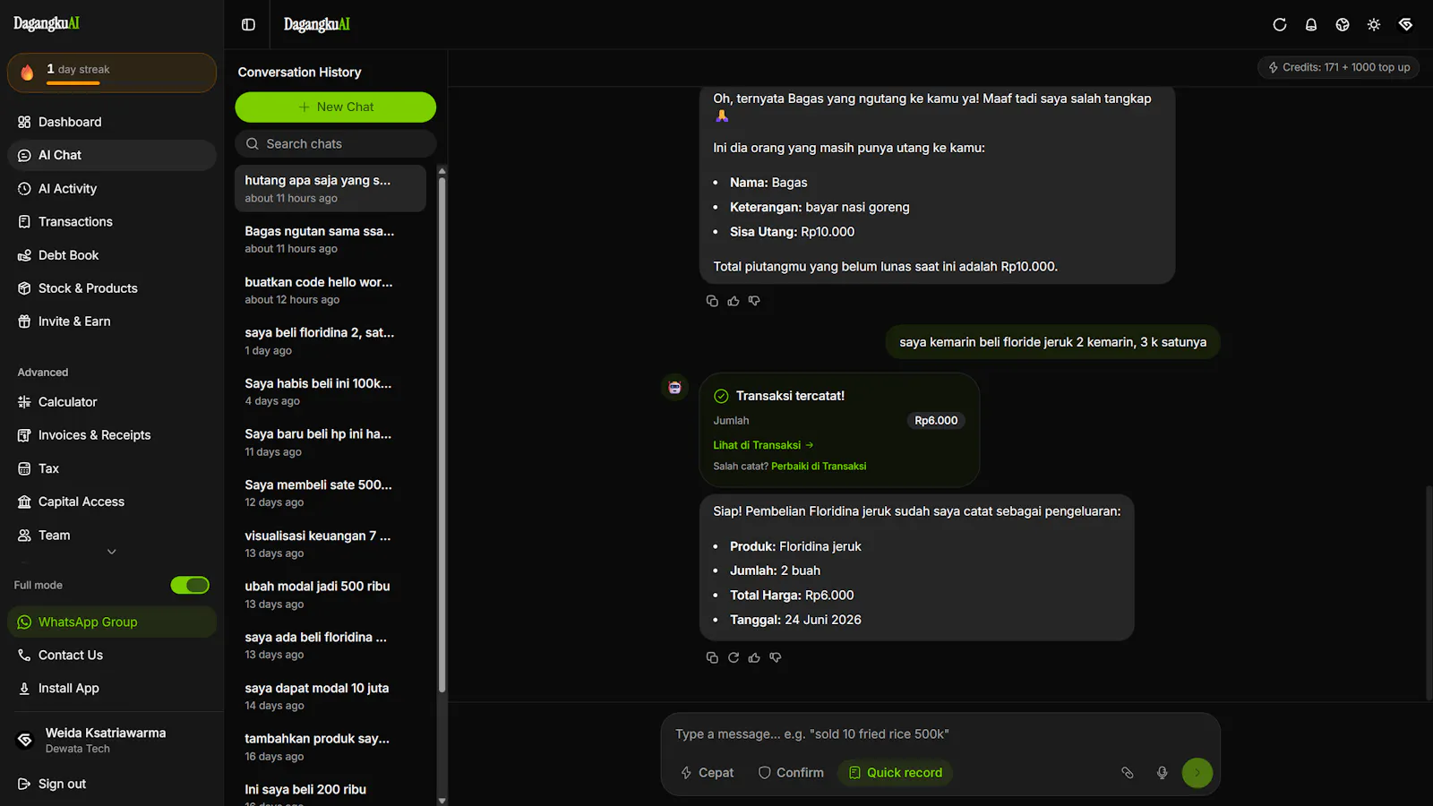 Dagangku AI screenshot 3