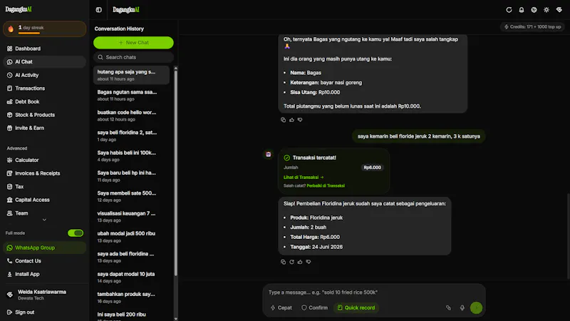 Dagangku AI screenshot 3
