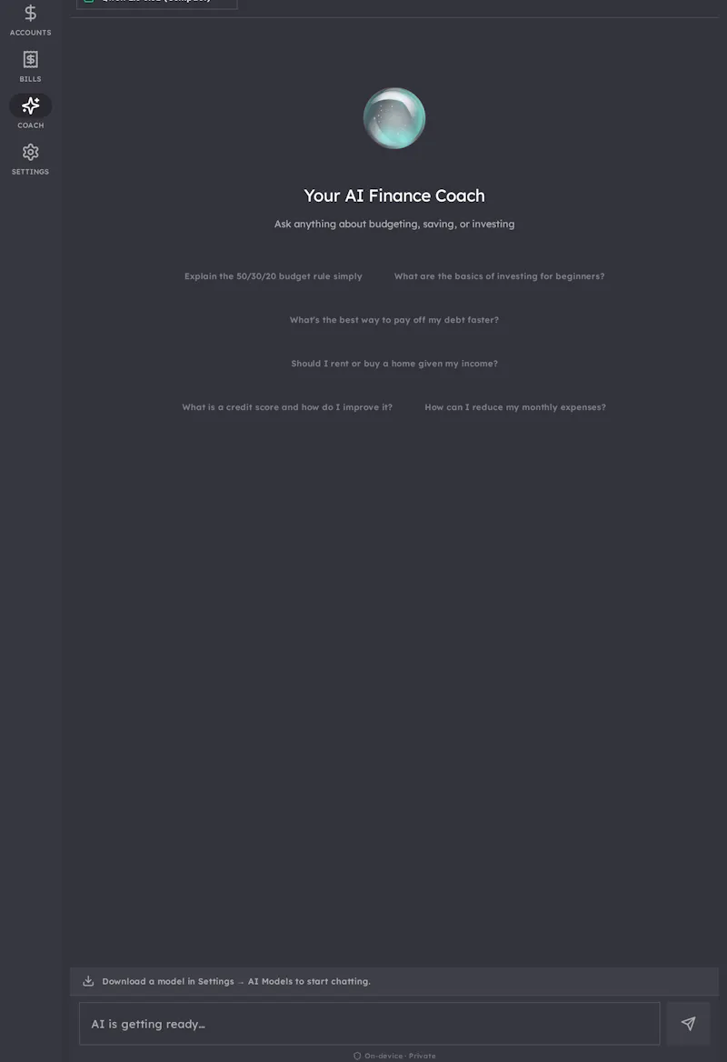 Fainto: Private Budget Tracker screenshot 13
