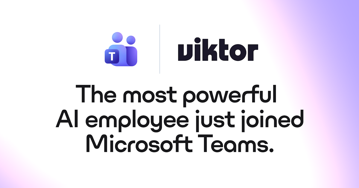Viktor for Microsoft Teams