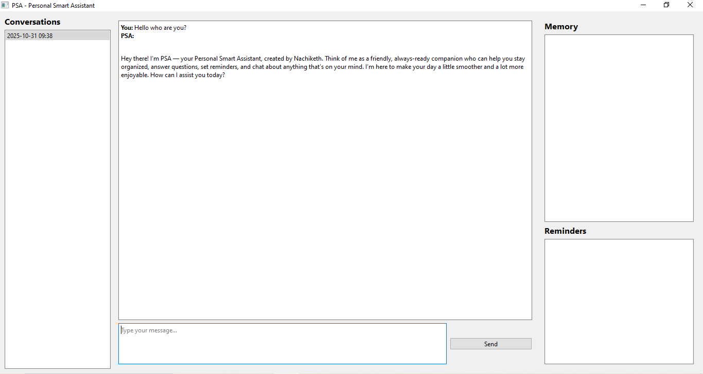 PSA-Personal Smart Assistant gallery image
